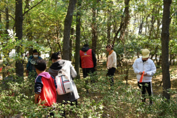 威海愛心人士開展自閉癥兒童融合活動，感受秋天的美麗