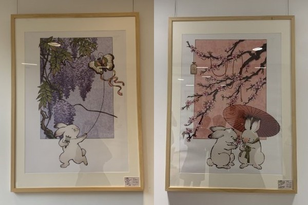 上海奔馳展廳舉辦孤獨(dú)癥女孩畫展